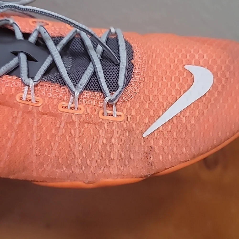 Nike Free Trainer 3.0 V3 Shoes Womens 7.5 Orange‎ Gray 641530-801 Athletic Gym